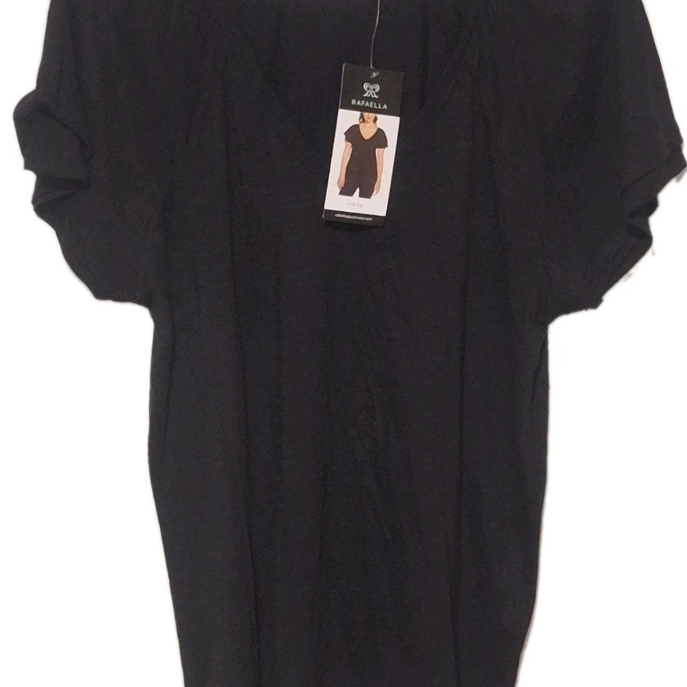 Black Short Sleeve Top